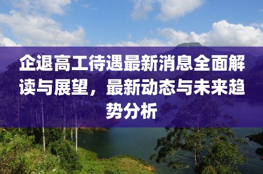 企退高工待遇最新消息全面解读与展望，最新动态与未来趋势分析