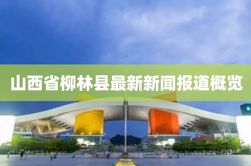 山西省柳林县最新新闻报道概览