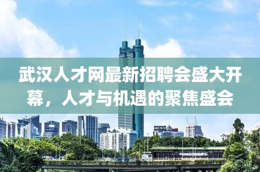 武汉人才网最新招聘会盛大开幕，人才与机遇的聚焦盛会