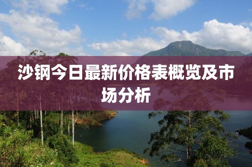 沙钢今日最新价格表概览及市场分析