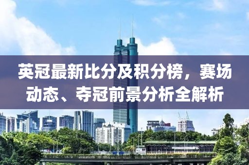 英冠最新比分及积分榜，赛场动态、夺冠前景分析全解析