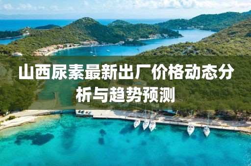 山西尿素最新出厂价格动态分析与趋势预测