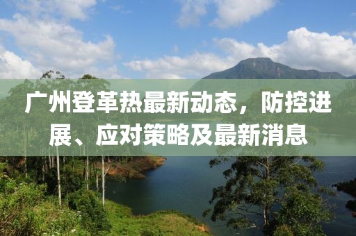 广州登革热最新动态，防控进展、应对策略及最新消息