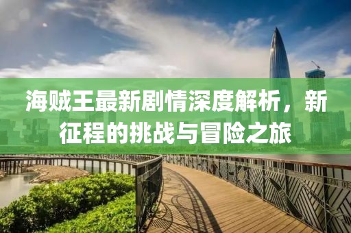 海贼王最新剧情深度解析，新征程的挑战与冒险之旅