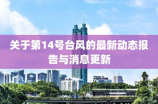 关于第14号台风的最新动态报告与消息更新