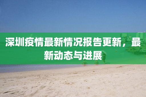 深圳疫情最新情况报告更新，最新动态与进展